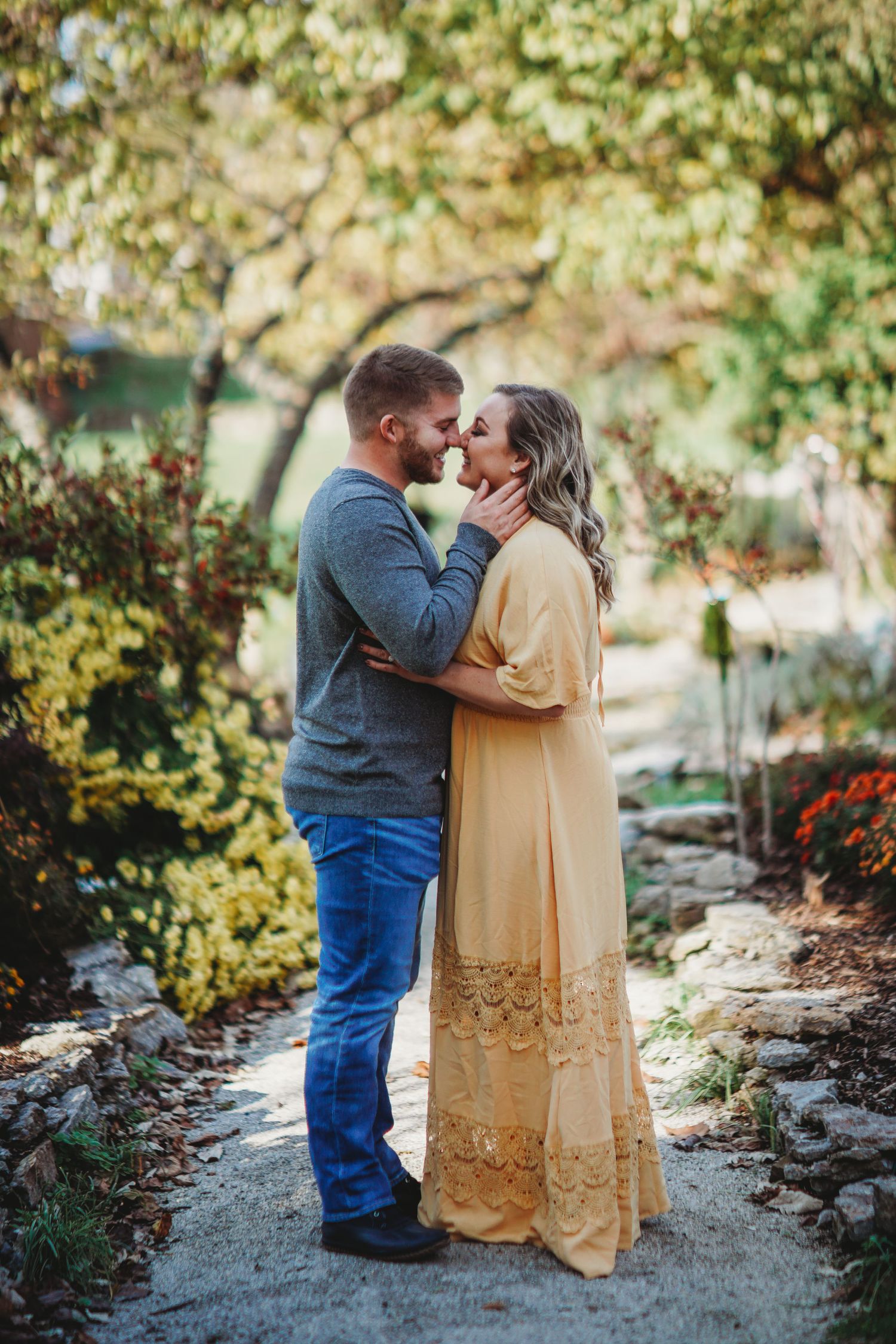 engaged couple