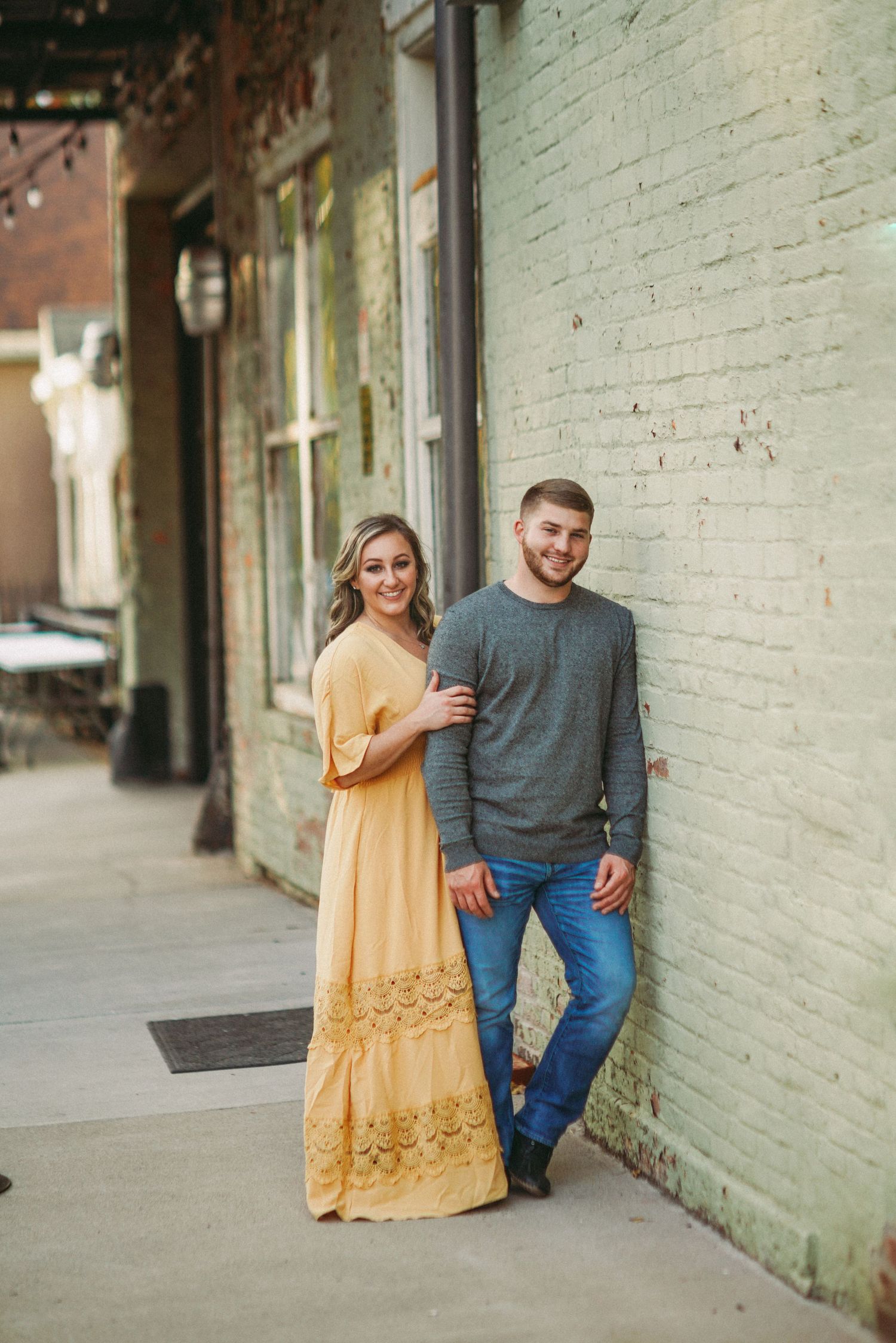 engaged couple