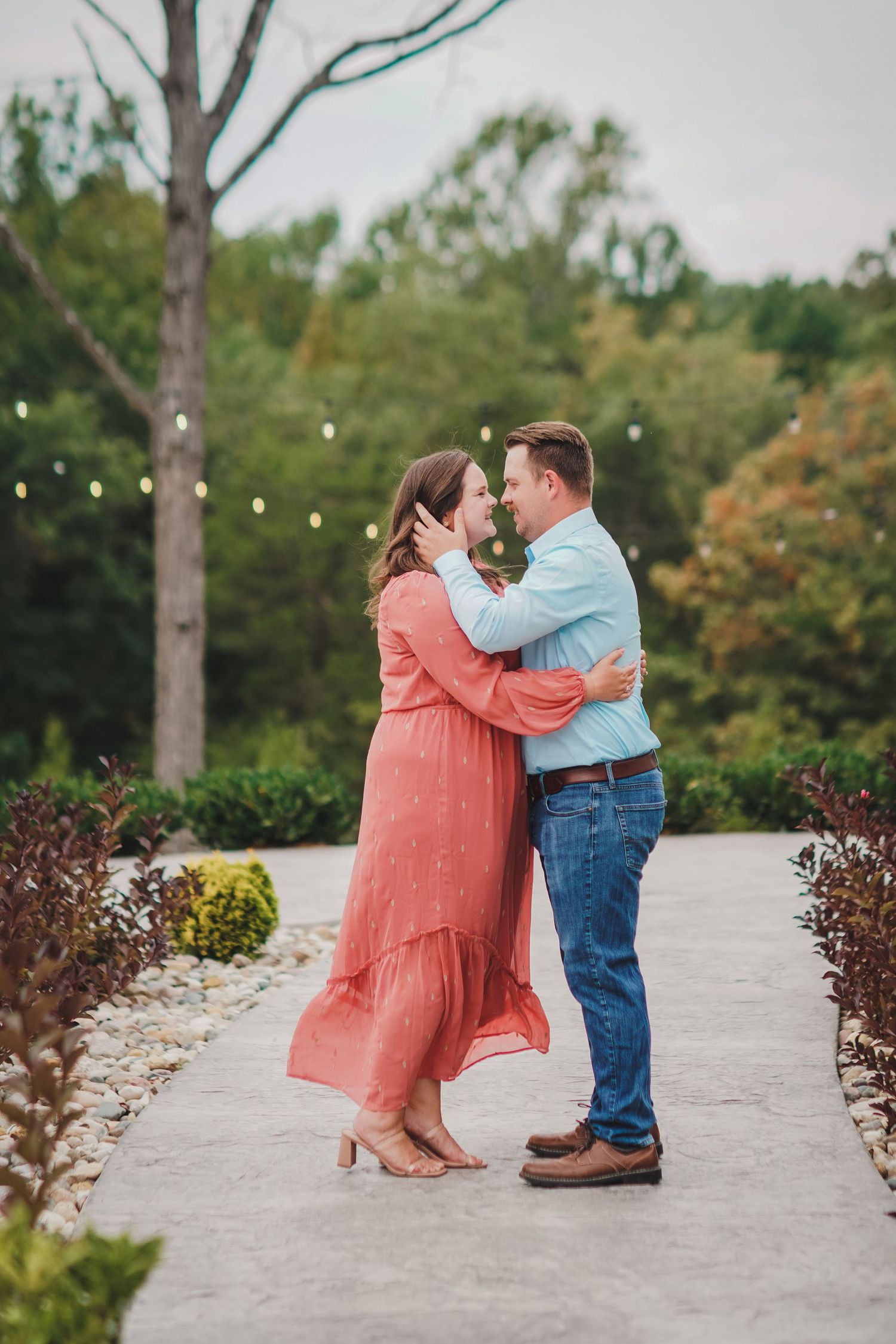 engaged couple