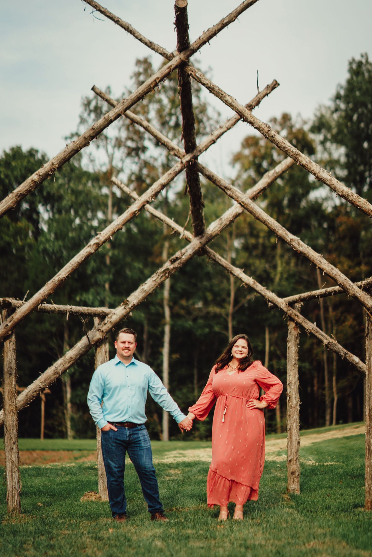 engaged couple