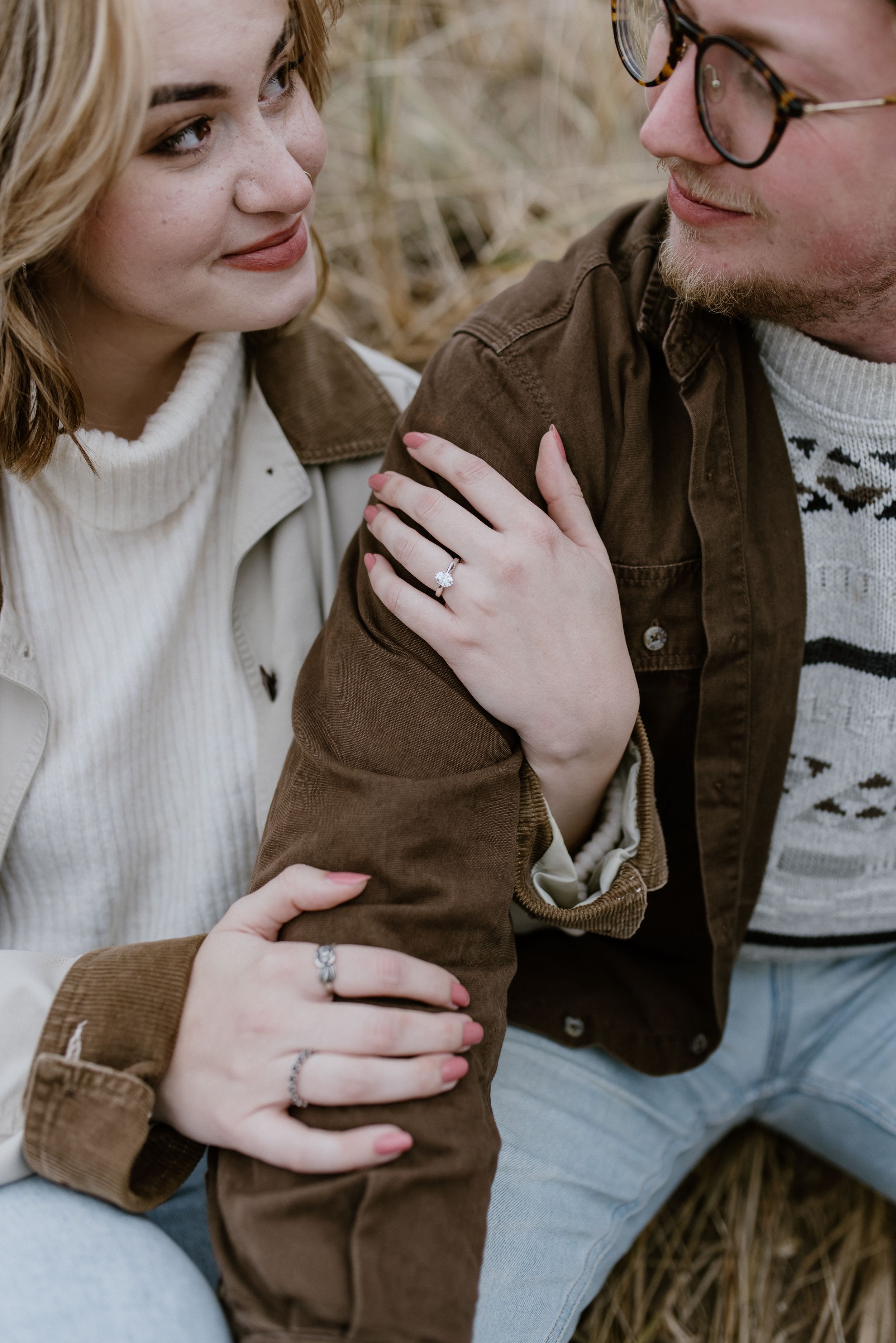 Beach Engagement Session, Conrad's Beach Nova Scotia, Canada - Charlotte Buckle Photography