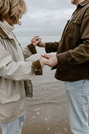 Beach Engagement Session, Conrad's Beach Nova Scotia, Canada - Charlotte Buckle Photography