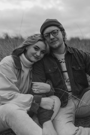 Beach Engagement Session, Conrad's Beach Nova Scotia, Canada - Charlotte Buckle Photography