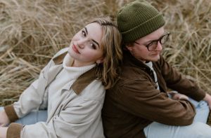 Beach Engagement Session, Conrad's Beach Nova Scotia, Canada - Charlotte Buckle Photography