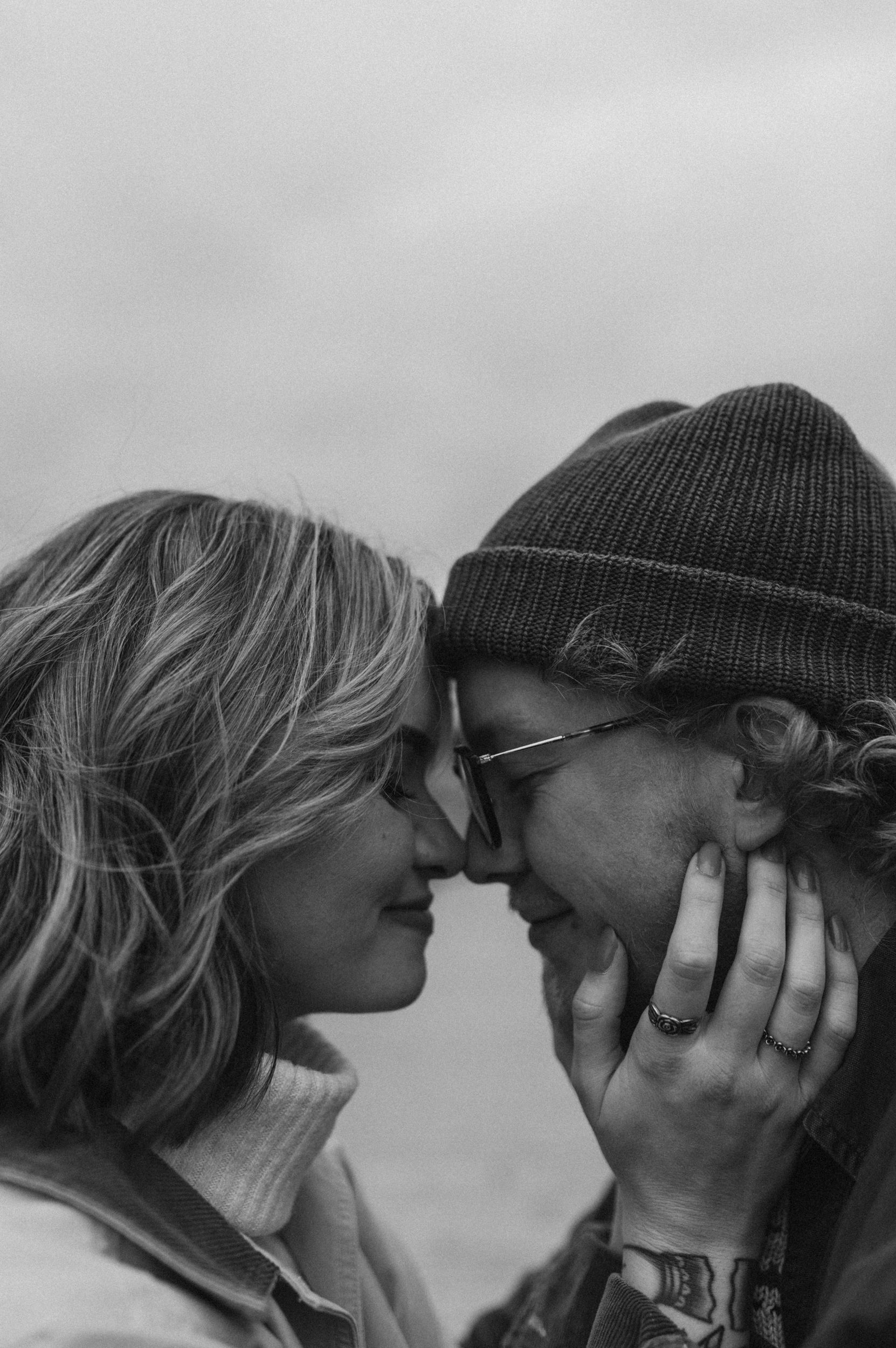 Beach Engagement Session, Conrad's Beach Nova Scotia, Canada - Charlotte Buckle Photography
