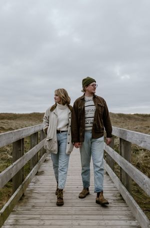 Beach Engagement Session, Conrad's Beach Nova Scotia, Canada - Charlotte Buckle Photography