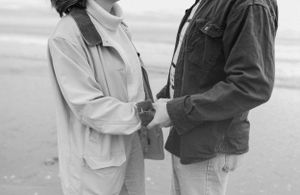 Beach Engagement Session, Conrad's Beach Nova Scotia, Canada - Charlotte Buckle Photography