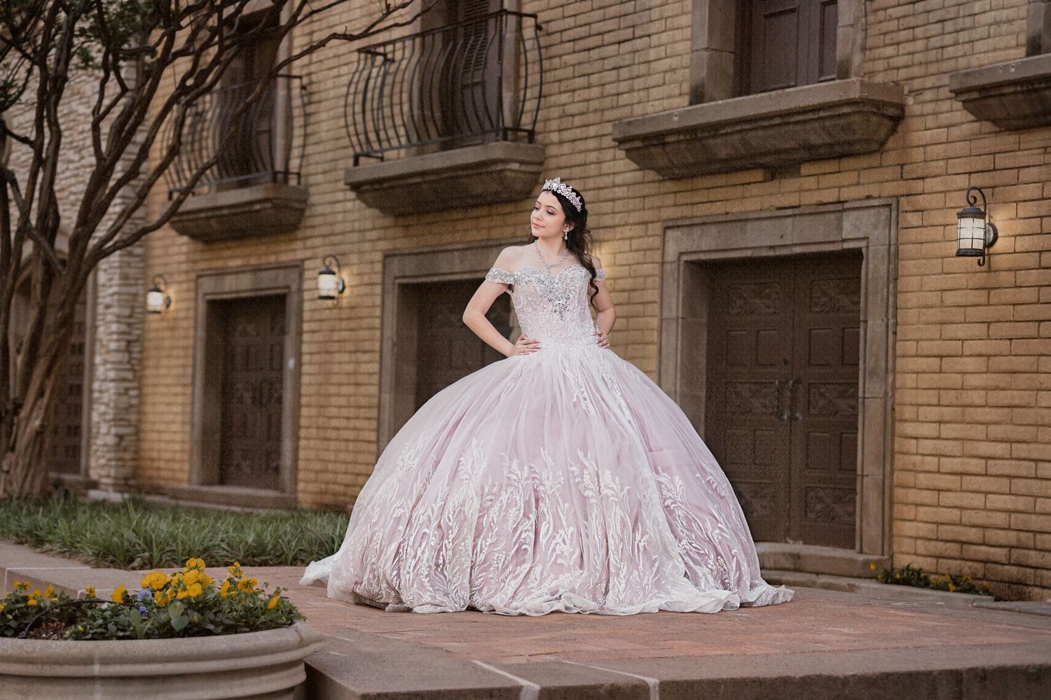 light pink quinceanera dress at the mandalay canal