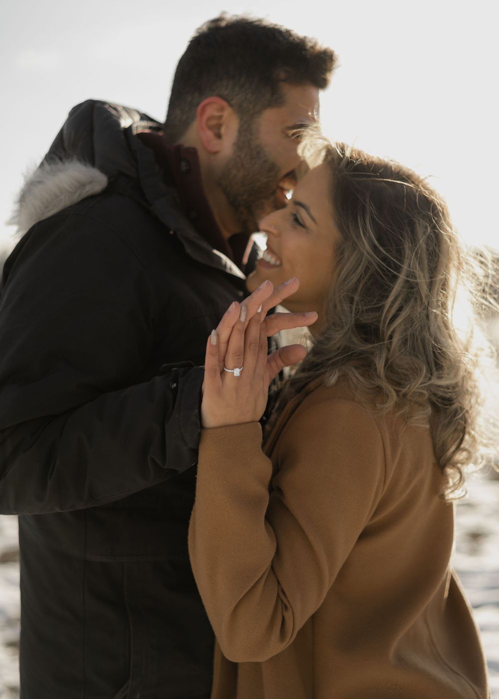 Surprise engagement photos columbia valley invermere wedding photographer