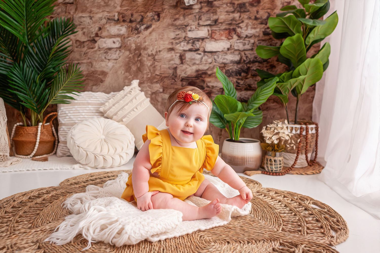 Baby Milestone Photography West Lafayette, Indiana