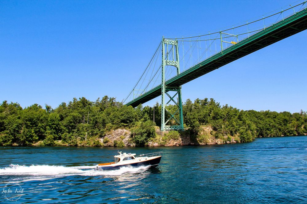 thousand islands, bridge, landscape, river, water