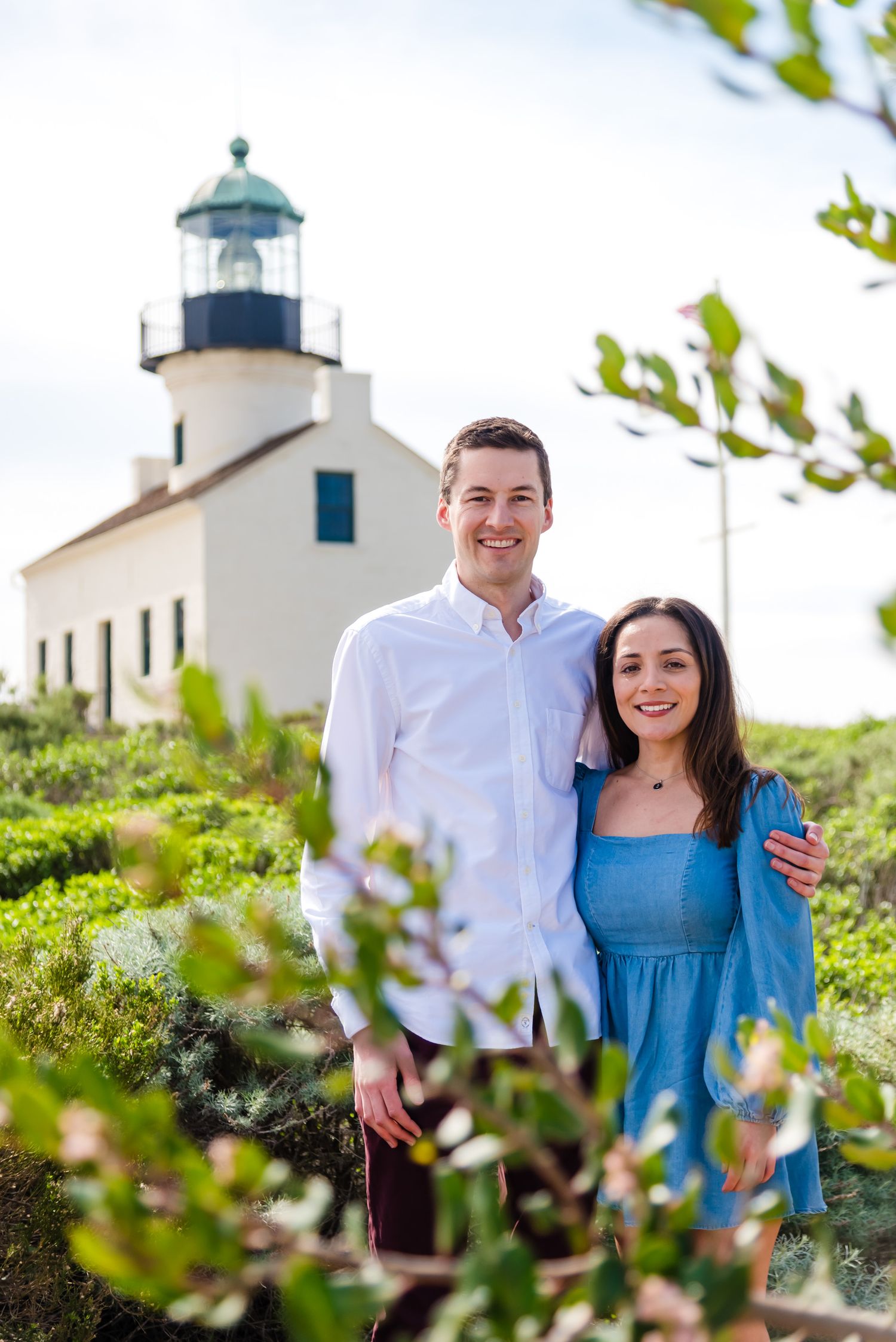 Couple portrait at Cabrillo National Park
