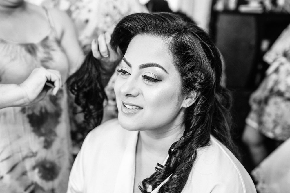 bride smiling