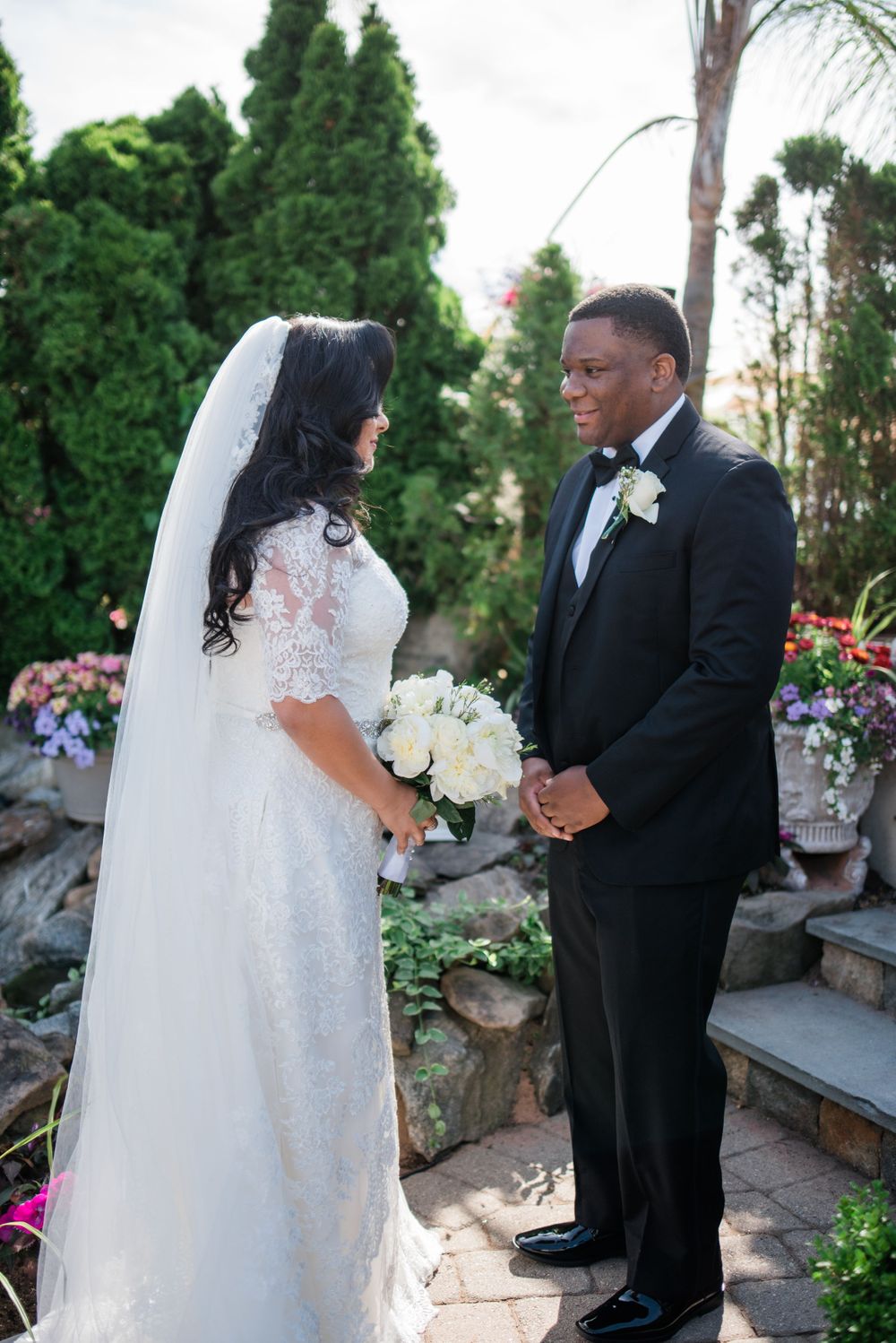 bride and groom portrait