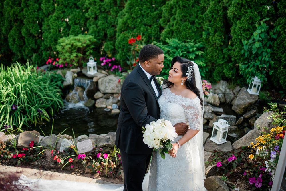 bride and groom portrait