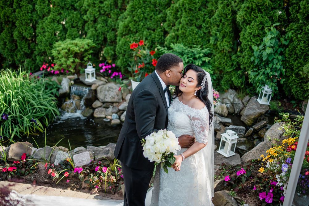 bride and groom portrait
