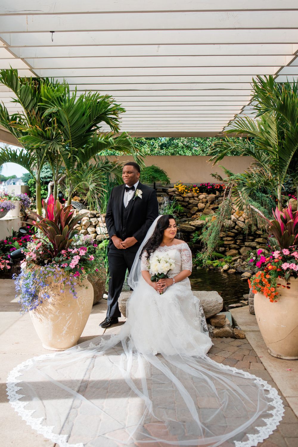 bride and groom portrait