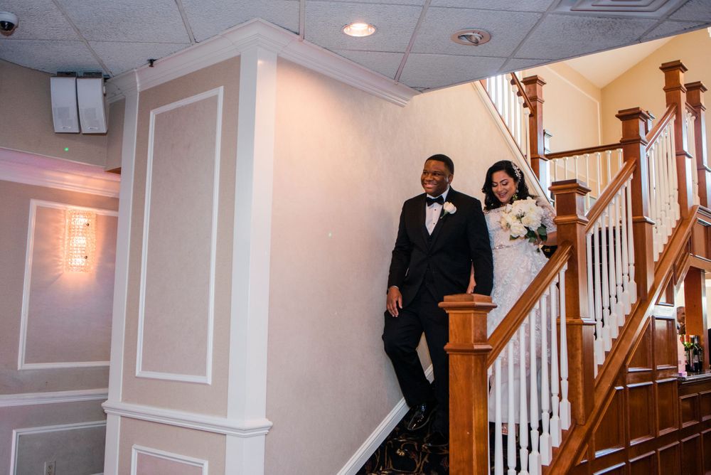 bride and groom introduced as husband and wife