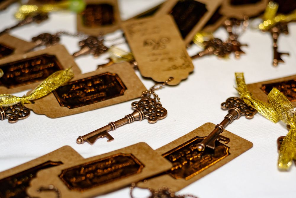 keys for keeps on the wedding day.