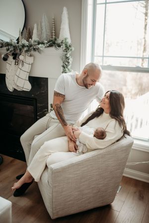 Dublin, Ohio Newborn Photographer - Powell, Ohio Newborn Photographer - In home newborn session - Natural Light Newborn