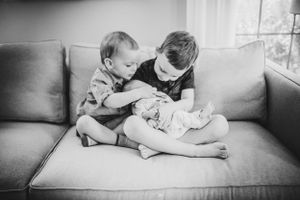 Dublin, Ohio Newborn Photographer - Powell, Ohio Newborn Photographer - In home newborn session - Natural Light Newborn