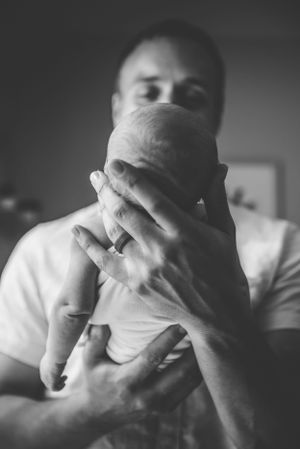 Dublin, Ohio Newborn Photographer - Powell, Ohio Newborn Photographer - In home newborn session - Natural Light Newborn