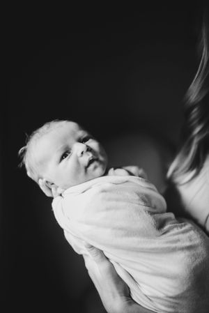 Dublin, Ohio Newborn Photographer - Powell, Ohio Newborn Photographer - In home newborn session - Natural Light Newborn