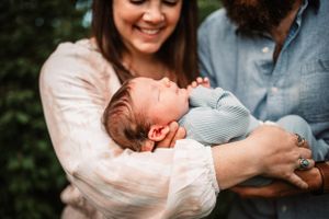 Dublin, Ohio Newborn Photographer - Powell, Ohio Newborn Photographer - In home newborn session - Natural Light Newborn
