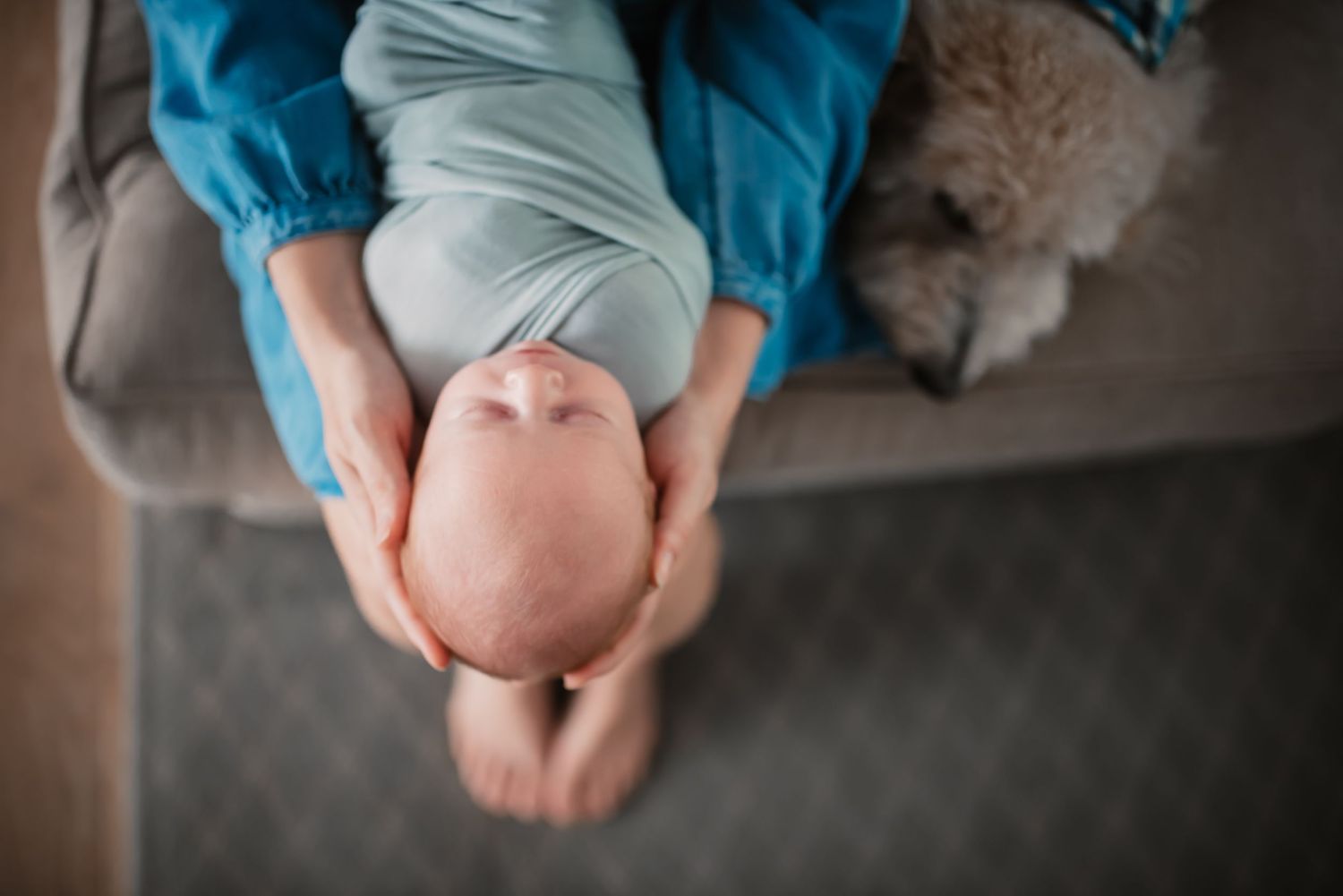 Dublin, Ohio Newborn Photographer - Powell, Ohio Newborn Photographer - In home newborn session - Natural Light Newborn