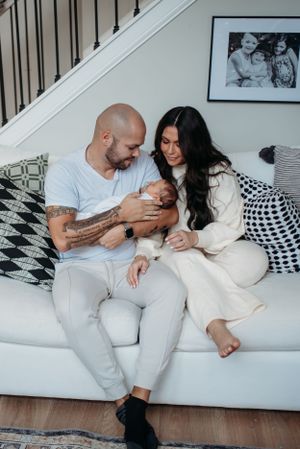 Dublin, Ohio Newborn Photographer - Powell, Ohio Newborn Photographer - In home newborn session - Natural Light Newborn