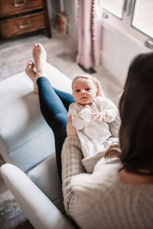 Dublin, Ohio Newborn Photographer - Powell, Ohio Newborn Photographer - In home newborn session - Natural Light Newborn