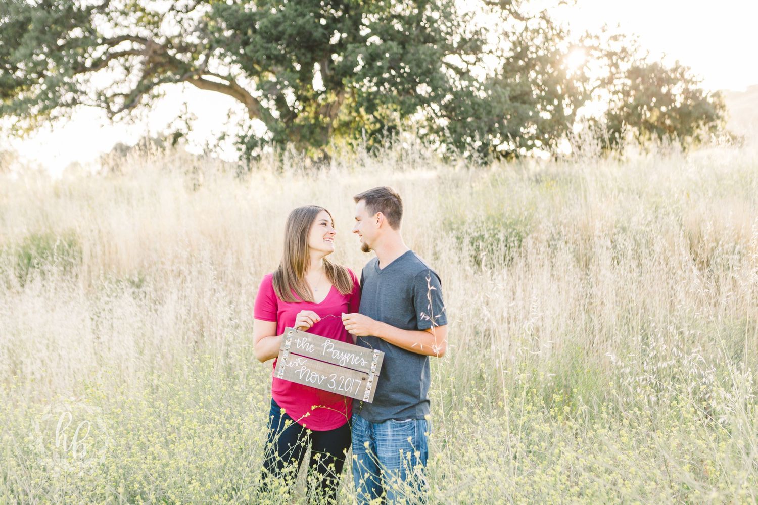 open field camarillo engagement photos
