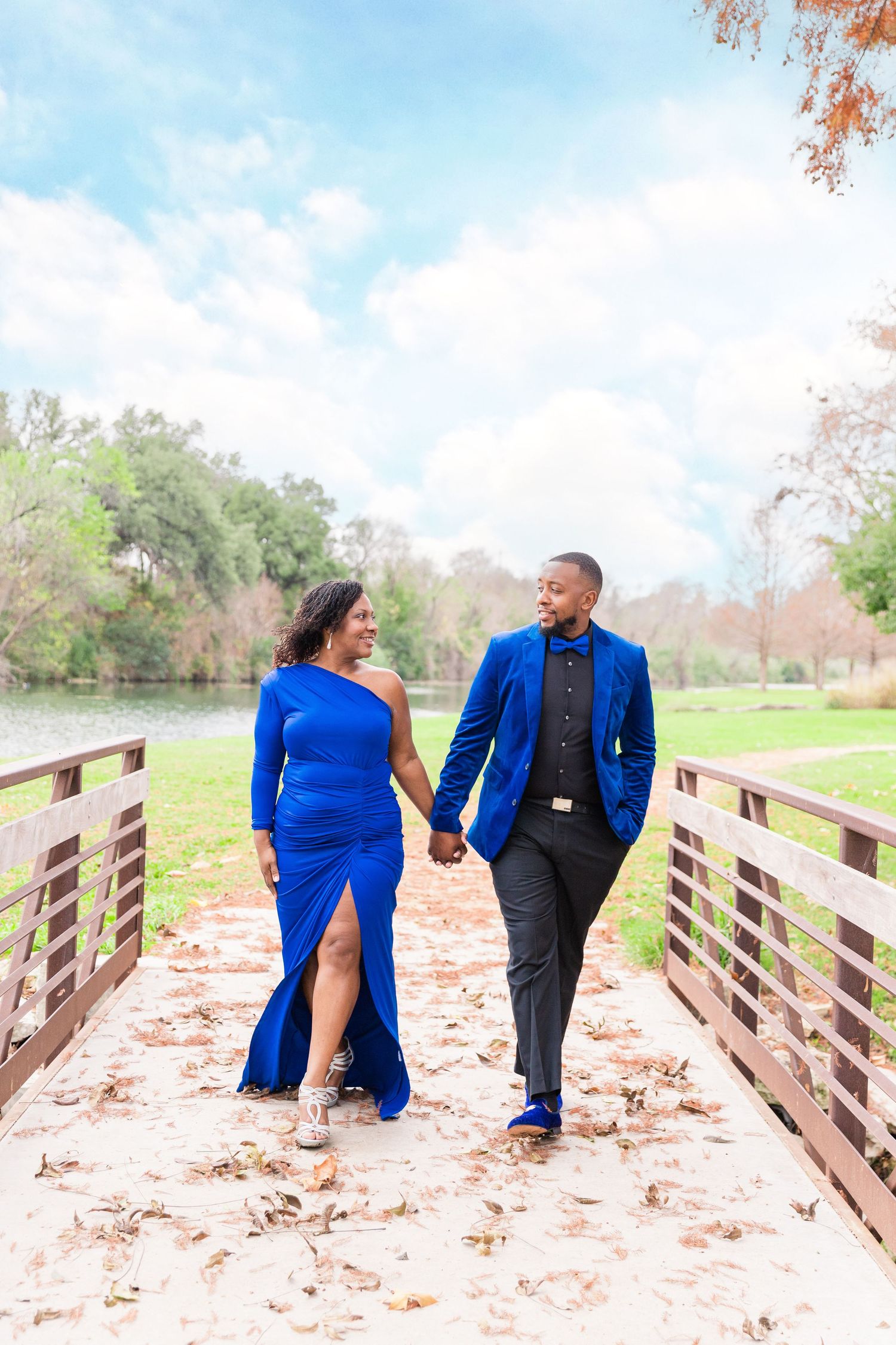 anniversary photoshoot in San Gabriel Park