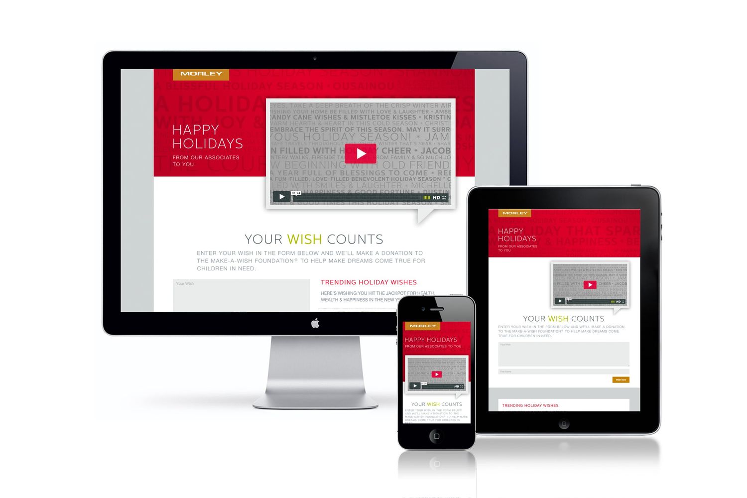 Morley Holiday Card Web Application