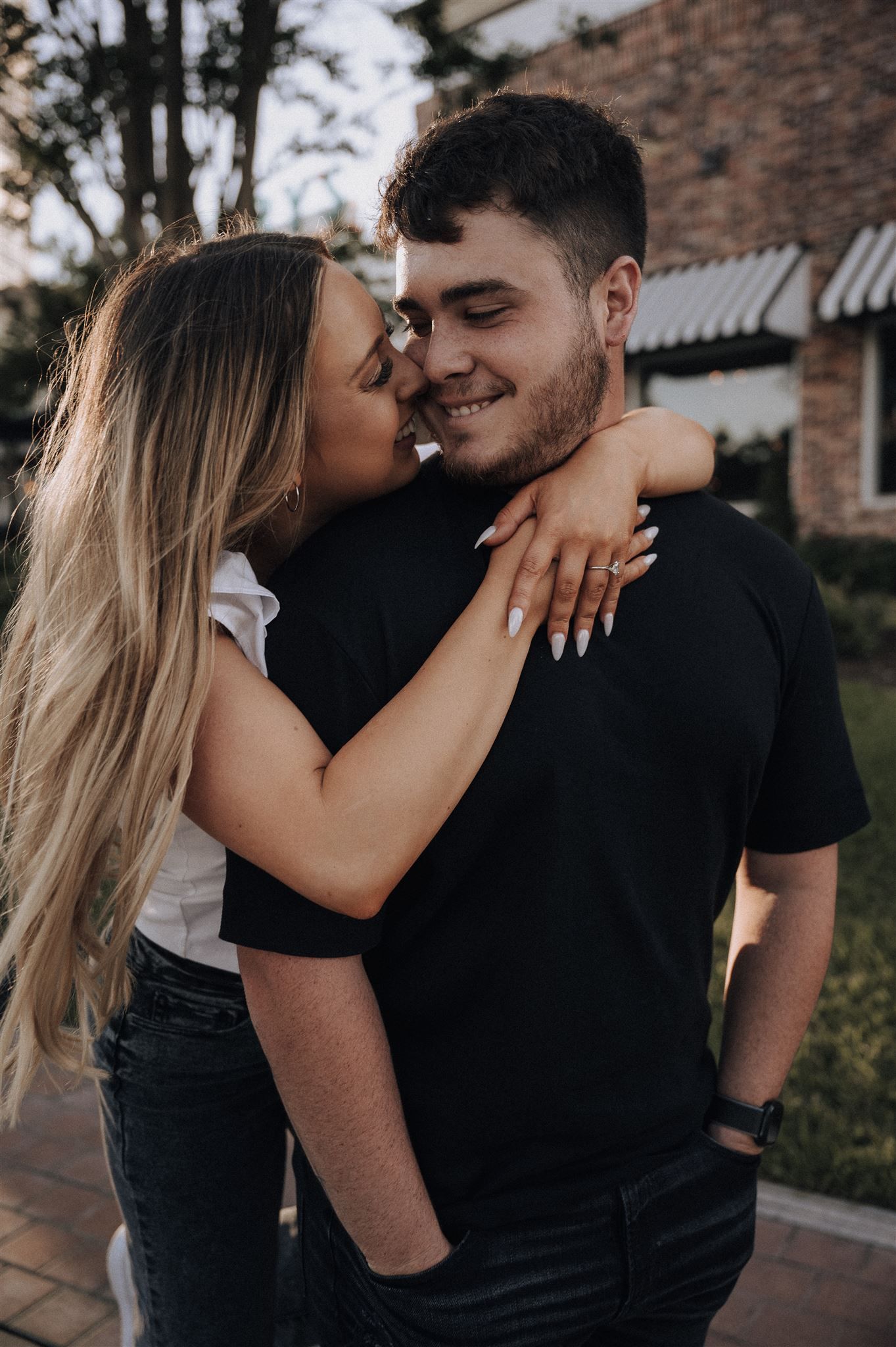 engagement photography session in The Woodlands, Tx
