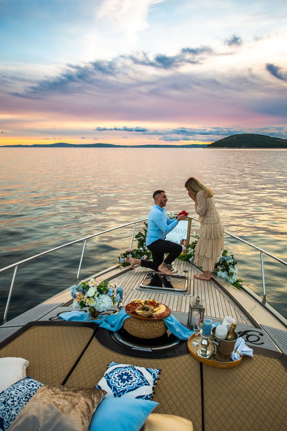 Proposal on a luxury yacht in Croatia