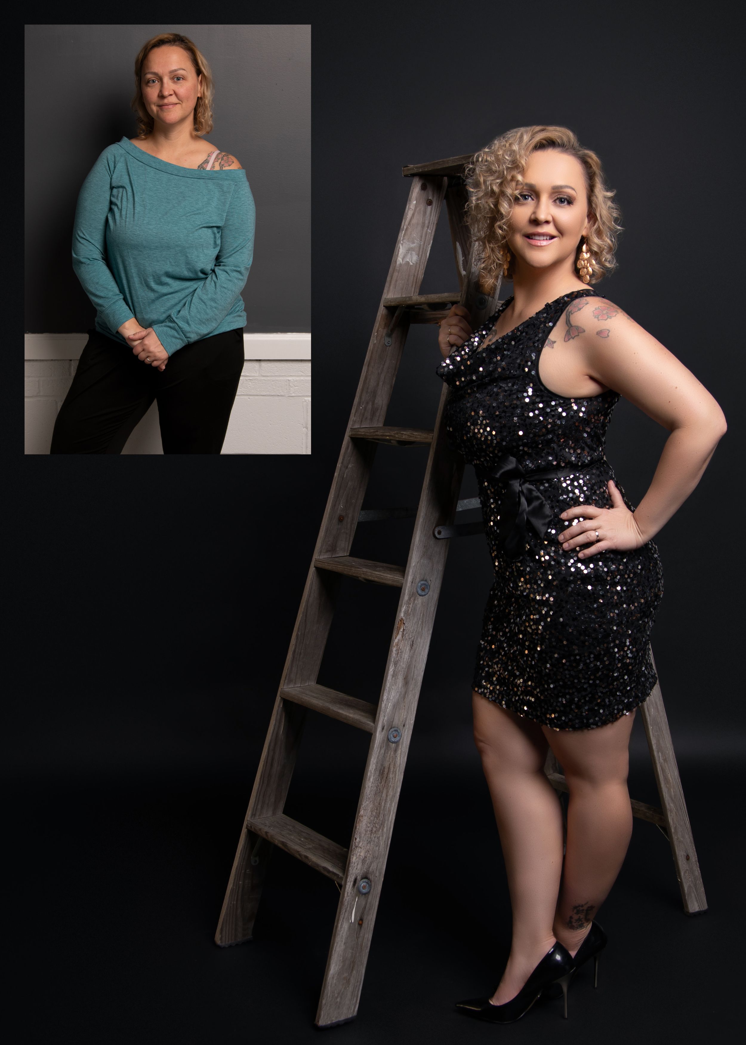 before and after hair and makeup fashion