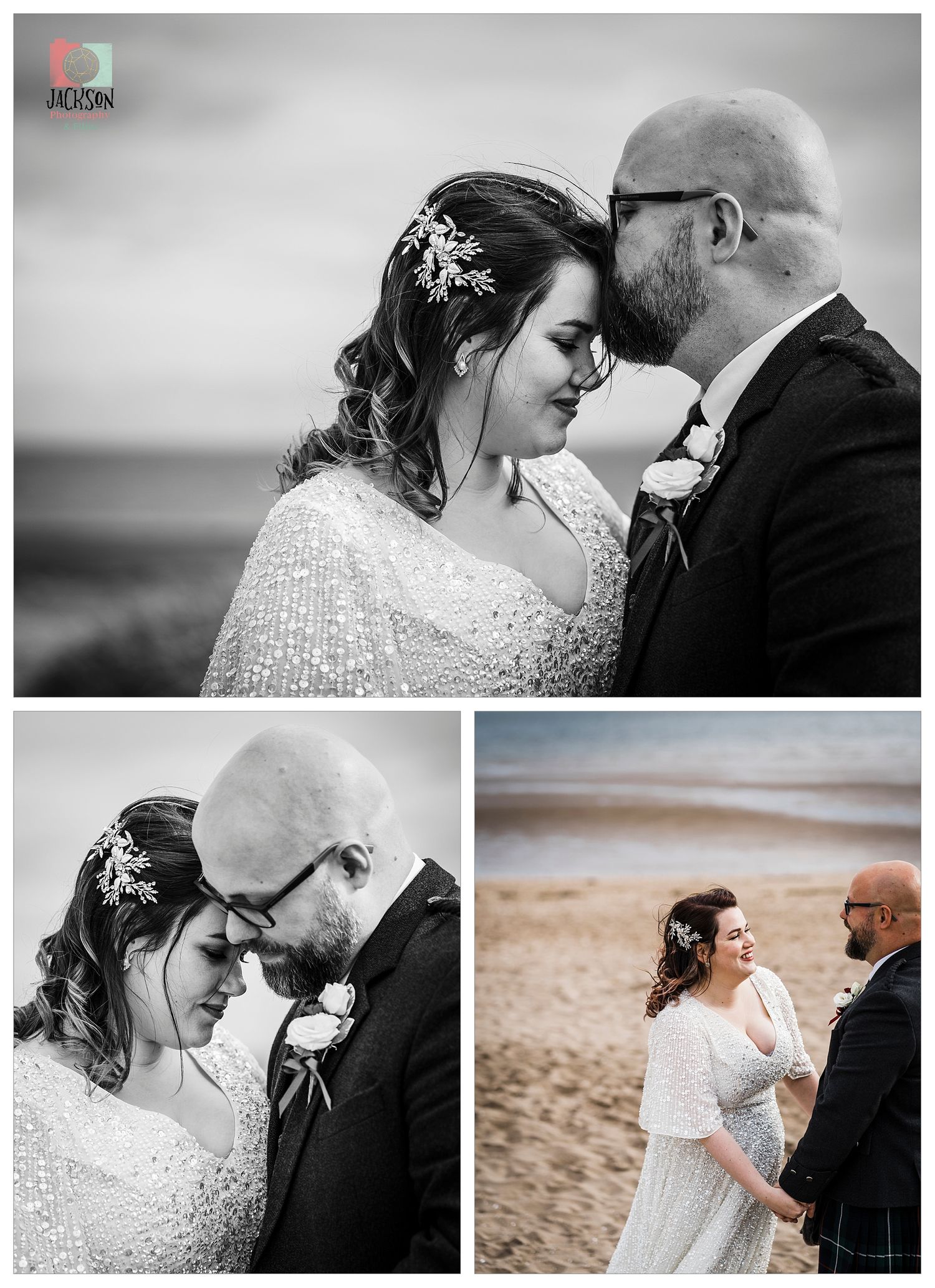 Monifieth Beach Angus wedding photography