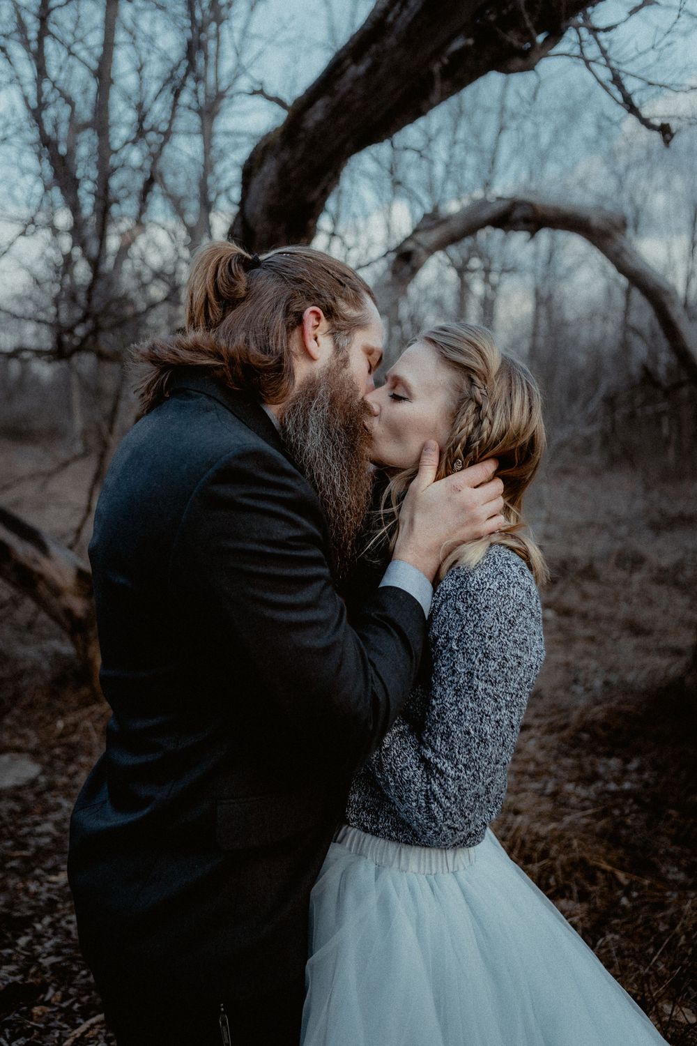 Michigan elopement couple