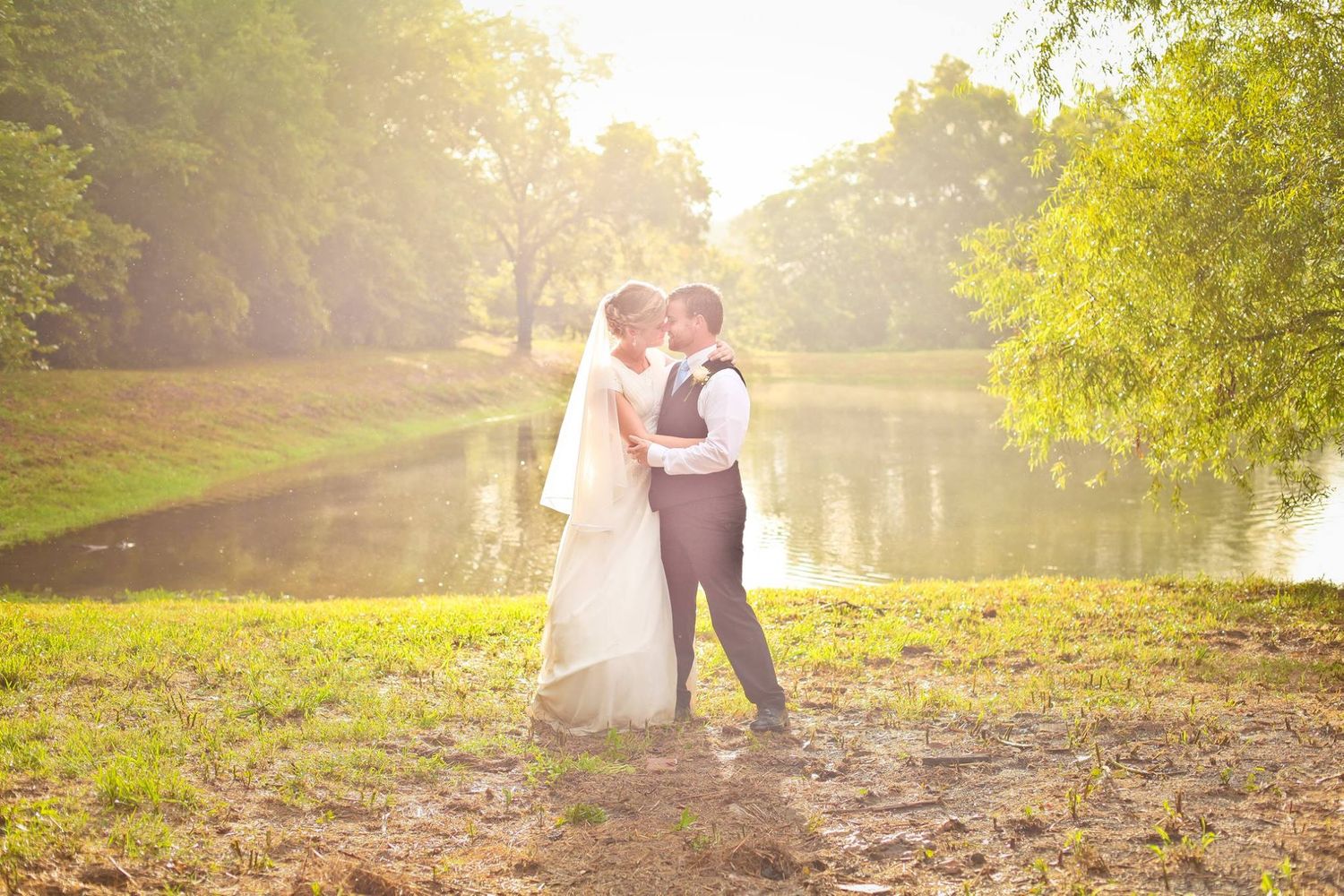 Columbia TN - Sunset wedding photography