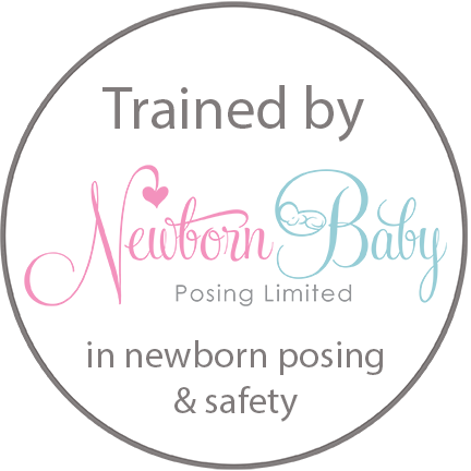 Certificate of proof showing Angeline B Photography trained by Newborn Baby Posing Limited in Newborn Posing & Safety