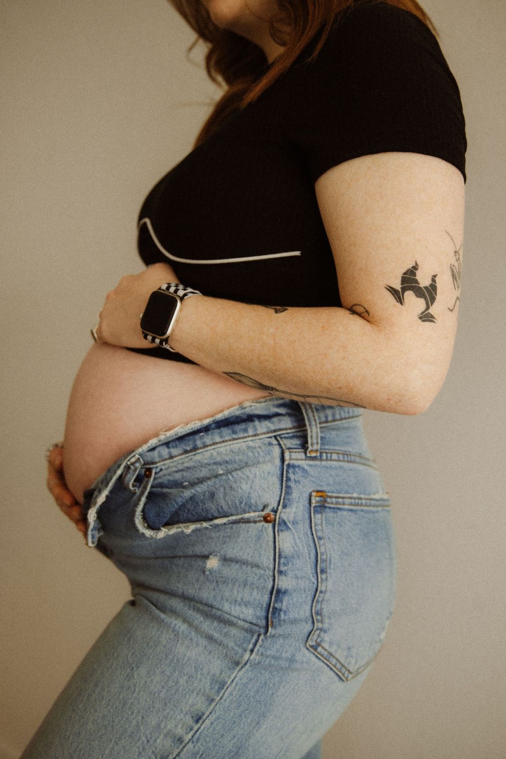 Maternity couples portrait photography; Copyright: Myranda Smith Photography