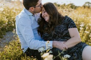Summer engagement session along Dartmouth Waterfront, across from Halifax Waterfront, Dartmouth Nova Scotia