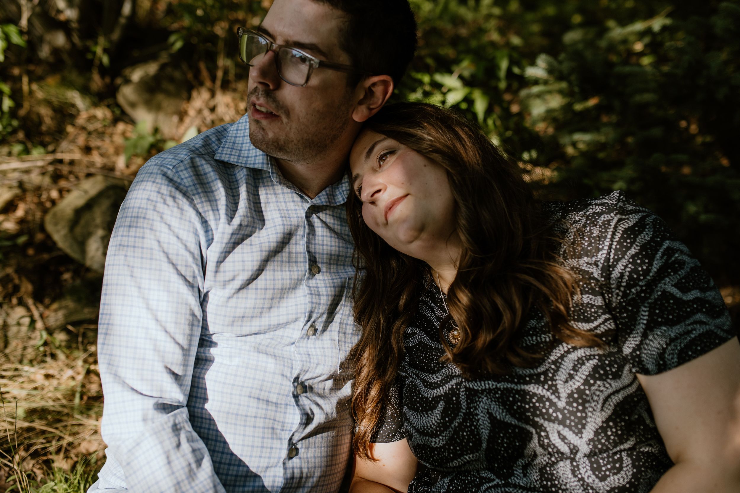 Summer engagement session along Dartmouth Waterfront, across from Halifax Waterfront, Dartmouth Nova Scotia