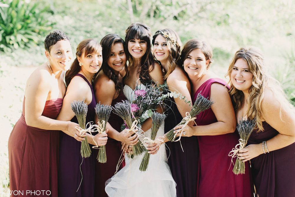 Bride getting ready in the suite. Mountain Mermaid Topanga wedding by KWON PHOTO