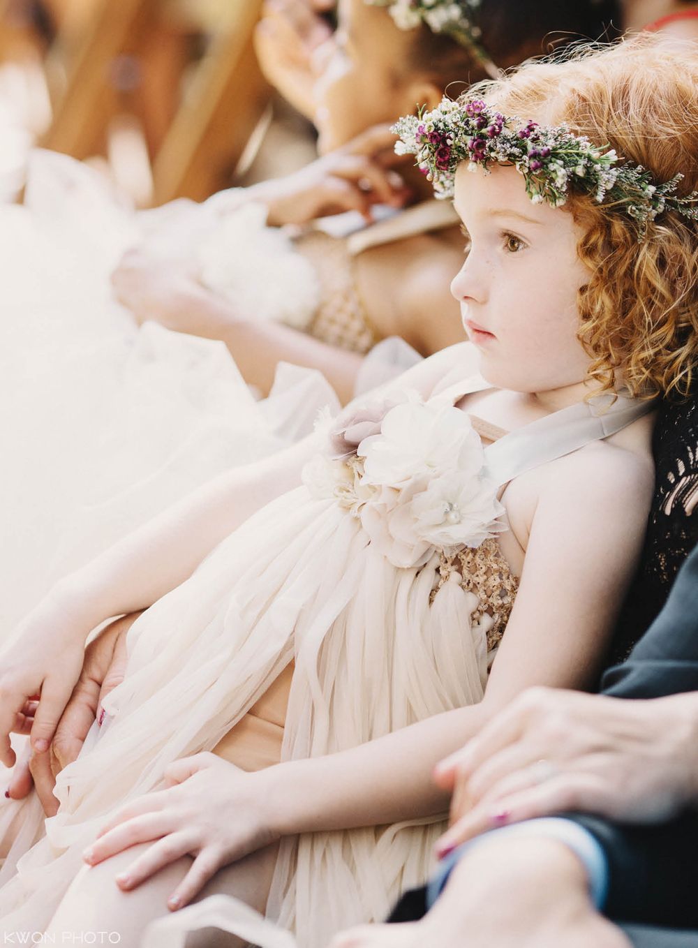 Outdoor garden wedding ceremony vows. Mountain Mermaid Topanga wedding by KWON PHOTO