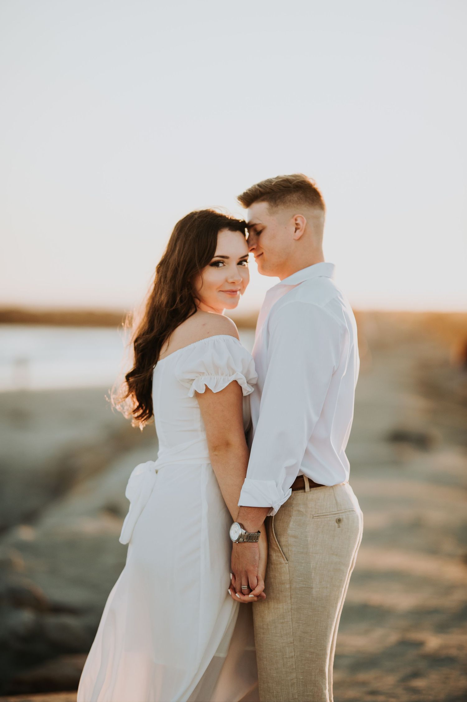San Diego Engagement session light and airy