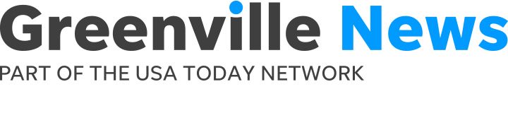 Greenville News logo in black and blue text with USA Today Network tagline.