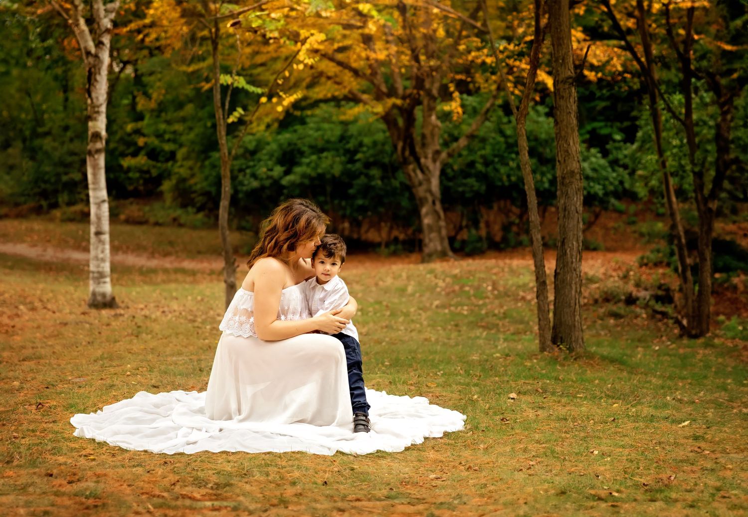 maternity session outdoor white park Concord, NH