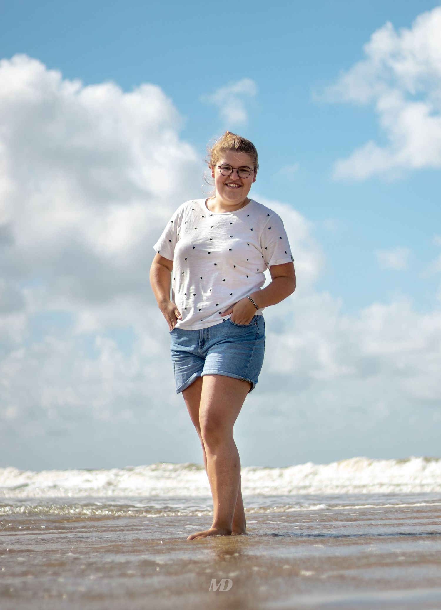 Portret foto strand Cadzand